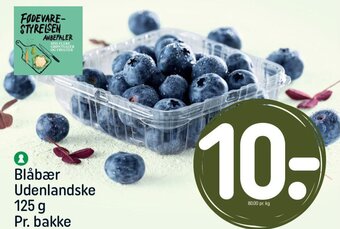 REMA 1000 Blåbær Udenlandske 125 g Pr. bakke tilbud