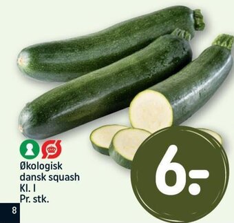 REMA 1000 Økologisk dansk squash KI. I Pr. stk. tilbud