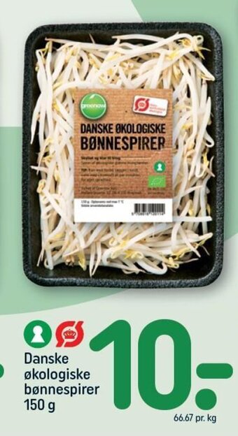Danske økologiske bønnespirer