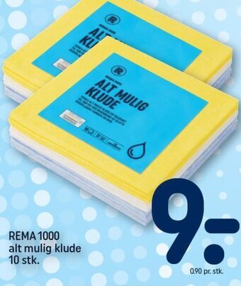 REMA 1000 REMA 1000 alt mulig klude 10 stk. tilbud