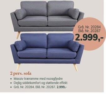 Daells Bolighus 2 pers. sofa tilbud