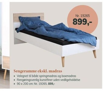 Daells Bolighus Sengeramme ekskl. madras tilbud