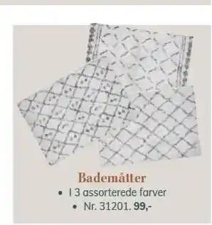 Daells Bolighus Bademåtter i ass farver tilbud