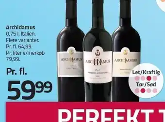 Fleggaard Archhidamus tilbud