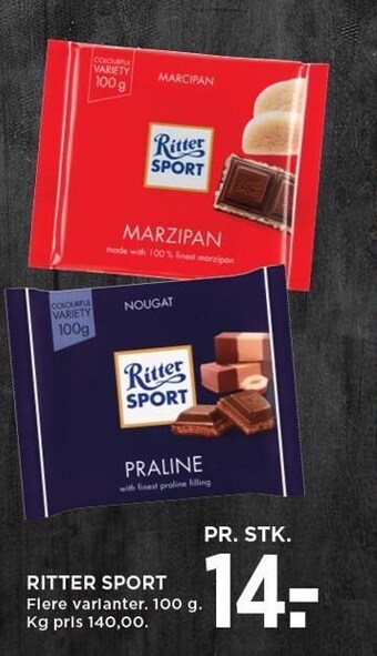 MENY Ritter sport tilbud