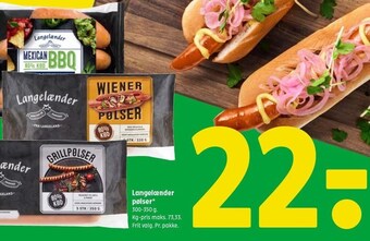 Coop 365 Langelænder pølser tilbud