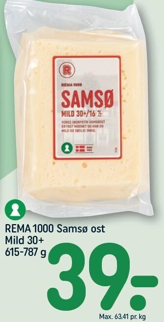 REMA 1000 Rema 1000 samsø ost tilbud