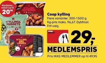 Kvickly Coop kylling tilbud