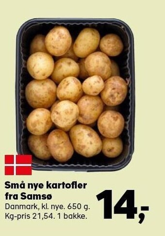 Kvickly Små nye kartofler fra samsø tilbud