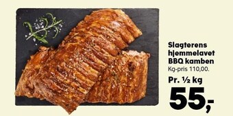 Kvickly Slagterens hjemmelavet bbq kamben tilbud