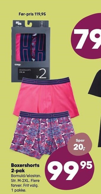 Boxershorts 2-pak