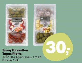 Kvickly Smag forskellen tapas platte tilbud