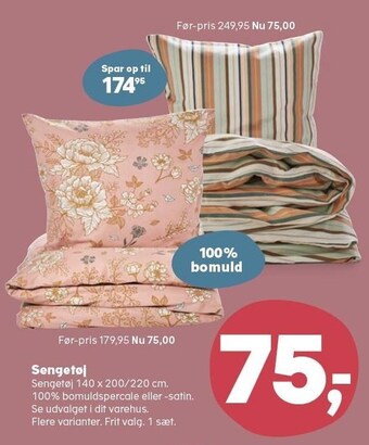 Kvickly Sengetøj tilbud