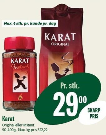 Min Købmand Karat tilbud