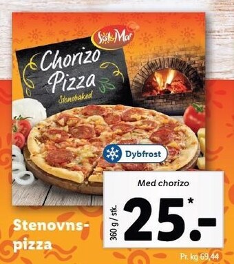 Lidl Stenovnspizza tilbud
