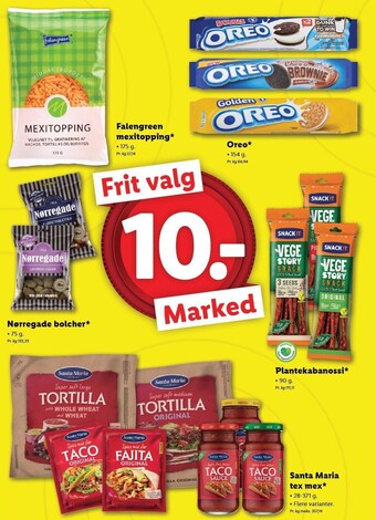 Lidl Frit valg marked tilbud