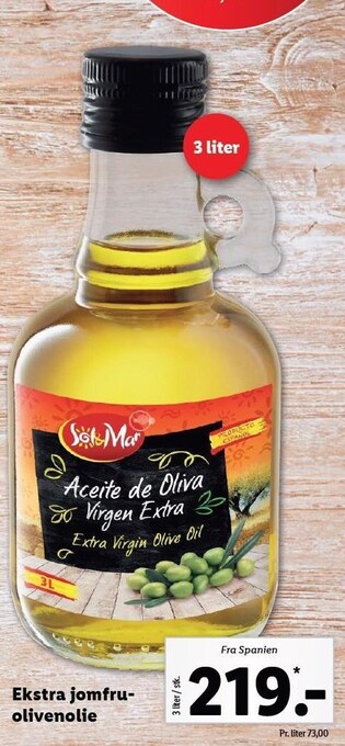 Lidl Ekstra jomfruolivenolie tilbud