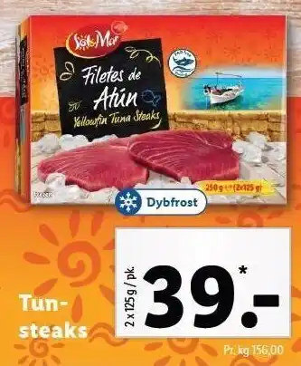 Lidl Tunsteaks tilbud