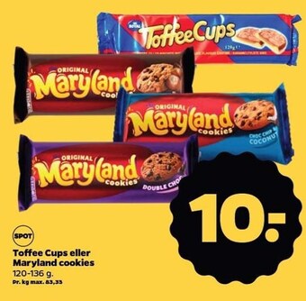 Toffee cups el. maryland cookies