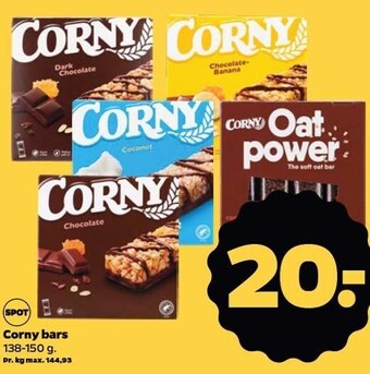 Netto Corny bars tilbud
