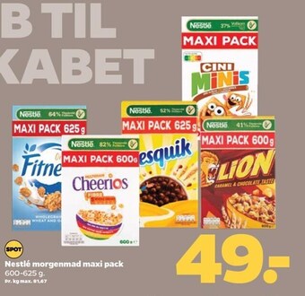 Netto Nestlé morgenmad maxi pack tilbud