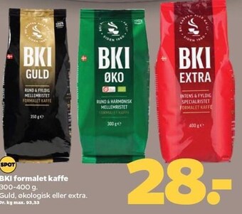 Netto Bki formalet kaffe tilbud