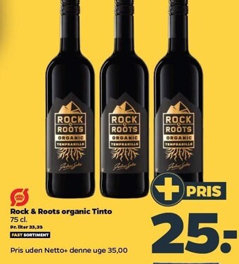 Netto Rock & roots organic tinto tilbud