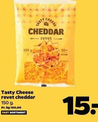 Netto Tasty cheese revet cheddar tilbud