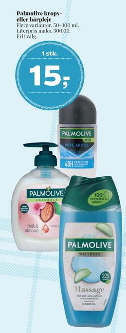 Dagli'Brugsen Palmolive krops eller hårpleje tilbud