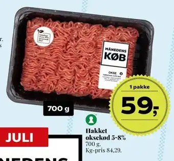 Dagli'Brugsen Hakket oksekød tilbud