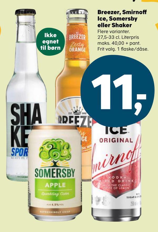 breezer smirnoff ice