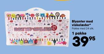 Blyanter med viskelæder*