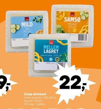 SuperBrugsen Coop skiveost tilbud