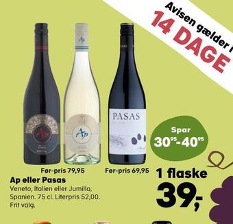 SuperBrugsen Ap eller pasas tilbud