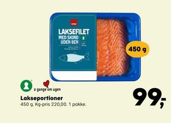 SuperBrugsen Lakseportioner tilbud