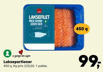 Kvickly Lakseportioner tilbud