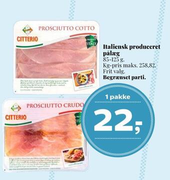 Dagli'Brugsen Italiensk produceret pålæg tilbud