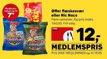 Øffer flæskesvær eller nic nacs