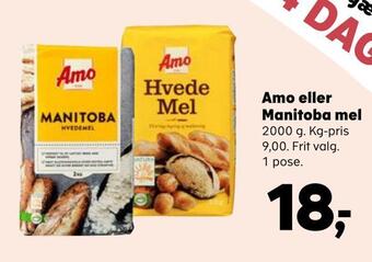 SuperBrugsen Amo eller manitoba mel tilbud