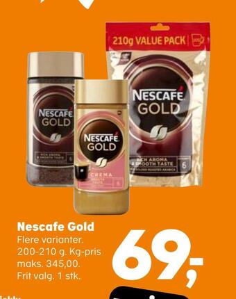 SuperBrugsen Nescafe gold tilbud