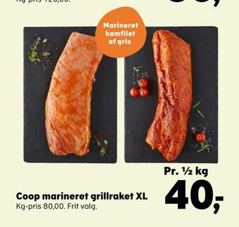 SuperBrugsen Coop marineret grillraket xl tilbud