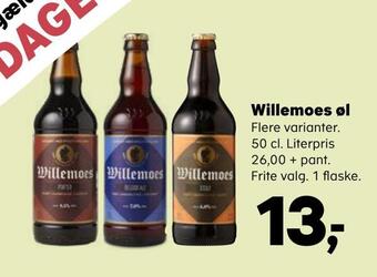SuperBrugsen Willemoes øl tilbud