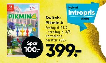 Bilka Switch: pikmin 4 tilbud