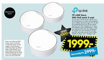 Bilka Tp-link deco x50-poe mesh 3-pak tilbud
