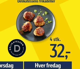 Føtex Delikatessens frikadeller tilbud