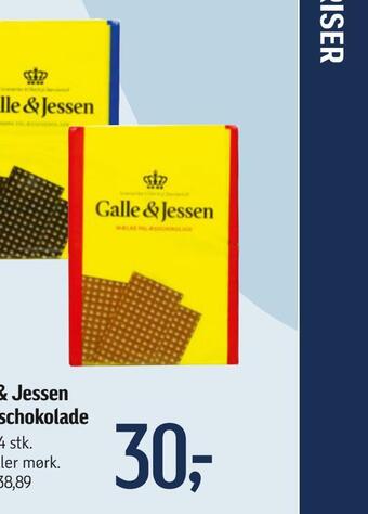 Galle & jessen pålægschokolade