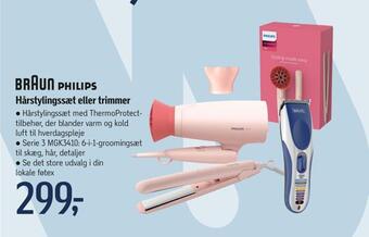 Føtex Hårstylingssæt eller trimmer tilbud