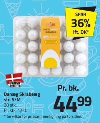 Fleggaard Danæg Skrabeæg str. S/M tilbud