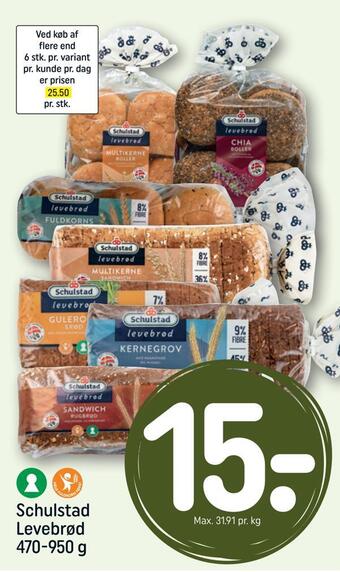 REMA 1000 Schulstad levebrød tilbud