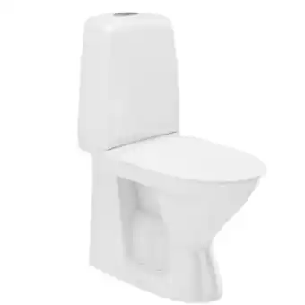 Ifö spira toilet, uden skyllekant, hvid